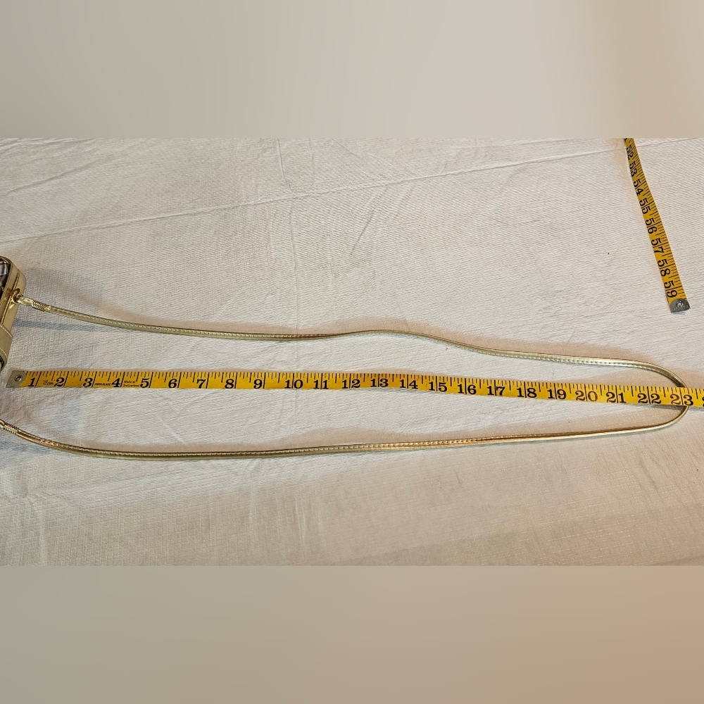 Panache Gold and Brown Woven Clutch - Picture 15 of 15